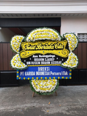 Papan Bunga Duka di Pelita Jaya